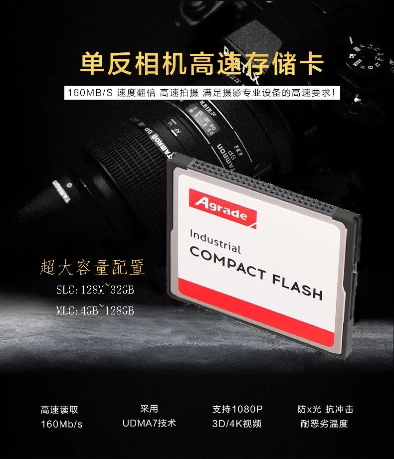 Agrade睿達(dá)工業(yè)級CF卡