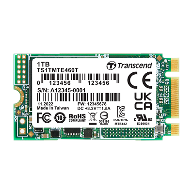 Transcend/創(chuàng)見 PCIe M.2 SSDs MTE460T & MTE460T-I